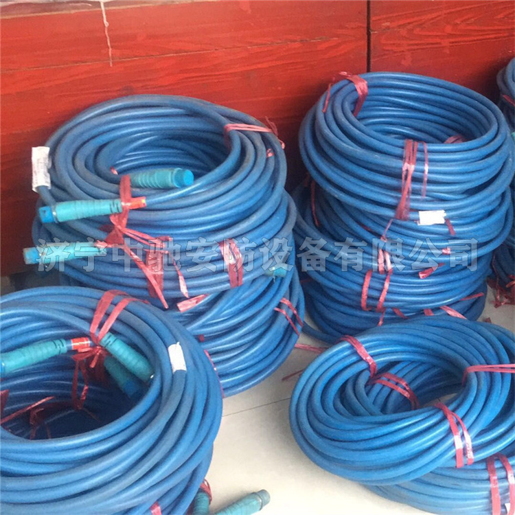 LCYVB-7-1鋼絲編織橡膠護套連接器100米礦用拉力閉鎖電纜|山東大齊通信電子有限公司